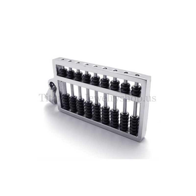 Sort Abacus Titanium Vedhæng Sort Abacus Titanium Vedhæng
