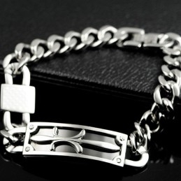 Ny Iron Orchid Herrearmbånd I Titanium