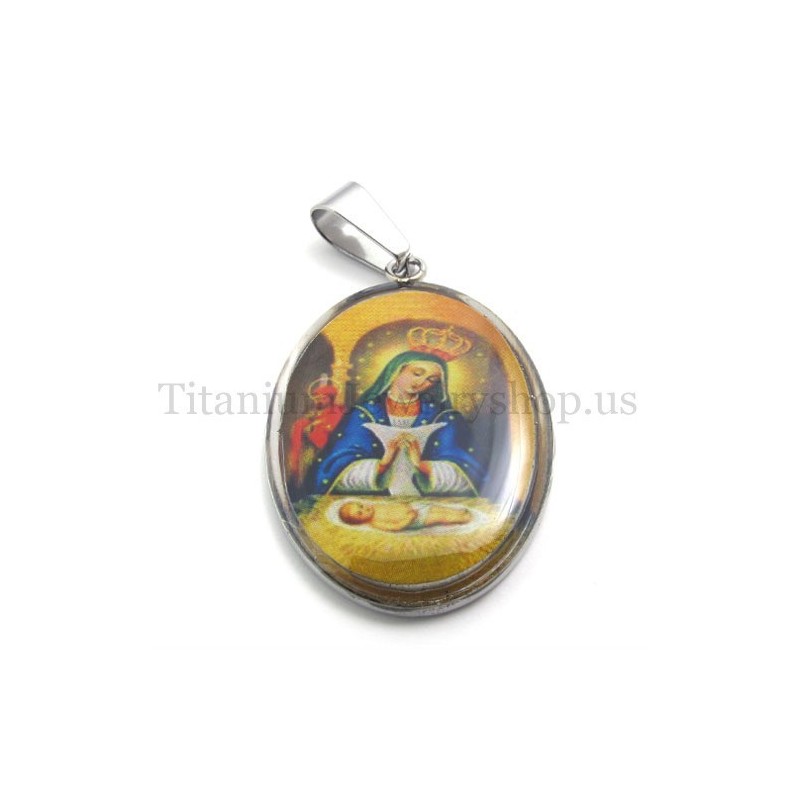 Madonna Og Jesus-Serien Titanium Vedhæng Madonna Og Jesus-Serien Titanium Vedhæng