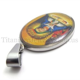 Madonna Og Jesus-Serien Titanium Vedhæng