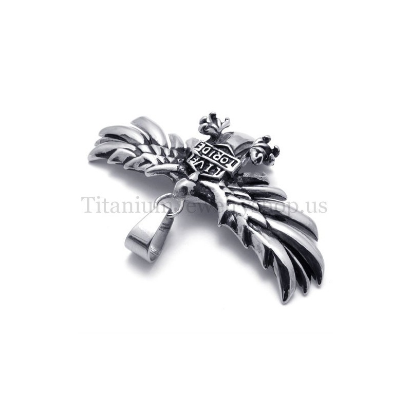 Expanding The Wings Of Eagles Titanium Vedhæng