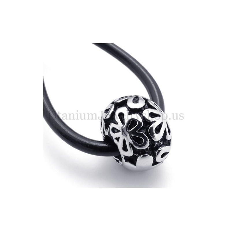 Sølvblomster Fortunate Perle Titanium Vedhæng Sølvblomster Fortunate Perle Titanium Vedhæng