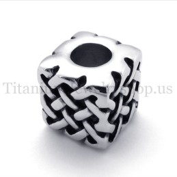Cube Fortunate Perle Titanium Vedhæng
