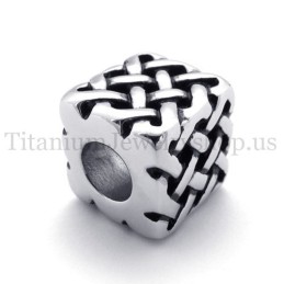 Cube Fortunate Perle Titanium Vedhæng