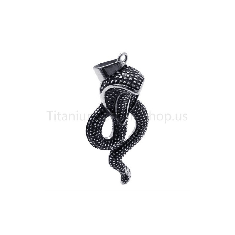 Ny Klassisk King Cobra Titanium Vedhæng Ny Klassisk King Cobra Titanium Vedhæng
