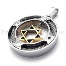 Nyt Hexagram Titanium Vedhæng