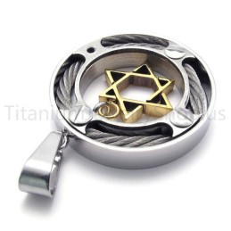 Nyt Hexagram Titanium Vedhæng