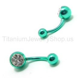 Mini Titaniumindlagte Diamantøreringe