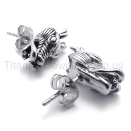 Drage Titanium Øreringe
