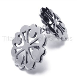 Søde Blomster Titanium Øreringe
