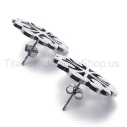 Søde Blomster Titanium Øreringe