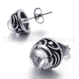 Retro Titanium Øreringe