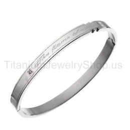 Flammen Af Vores Kærlighed Titanium Elskerarmbånd