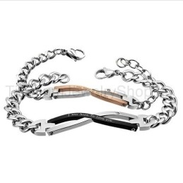 Jeg Blev Født Til At Elske Dig Titanium-Elskerarmbånd