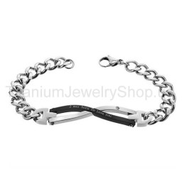 Jeg Blev Født Til At Elske Dig Titanium-Elskerarmbånd