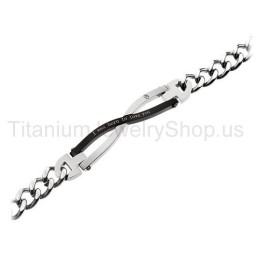Jeg Blev Født Til At Elske Dig Titanium-Elskerarmbånd