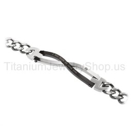 Jeg Blev Født Til At Elske Dig Titanium-Elskerarmbånd