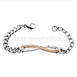 Jeg Blev Født Til At Elske Dig Titanium-Elskerarmbånd