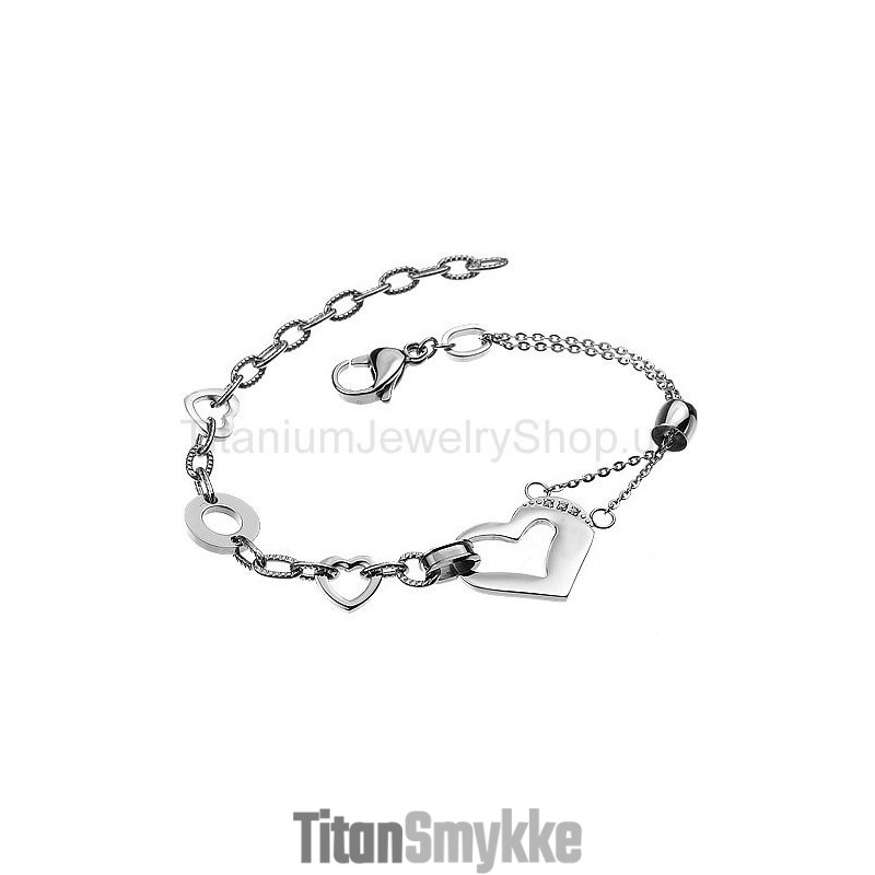Kærlighed Titanium Armbånd