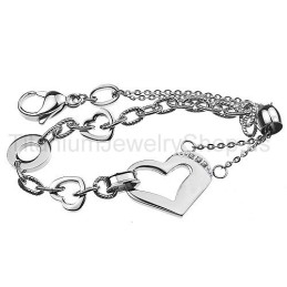 Kærlighed Titanium Armbånd