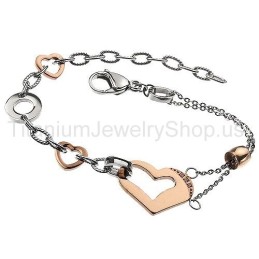 Kærlighed Titanium Armbånd