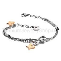 Dame Titanium Armbånd
