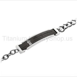 The Only One Forever Titanium Lovers Armbånd