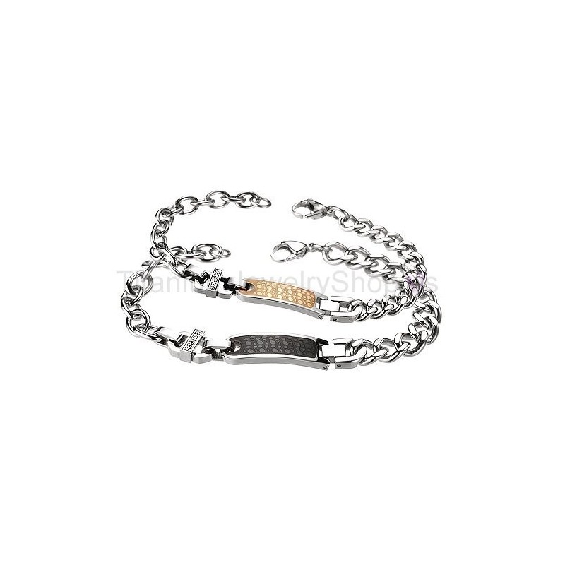 Titanium Elskerarmbånd