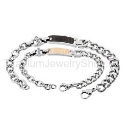 Titanium Elskerarmbånd