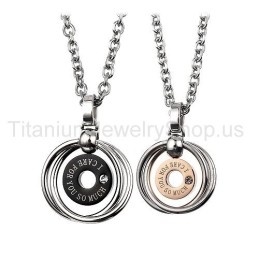 Jeg Holder Så Meget Af Dig Titanium Lovers Vedhæng