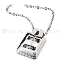 Elsker Dig Så Meget Titanium Lovers Vedhæng