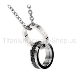 Evig Kærlighed Titanium Elskere Vedhæng