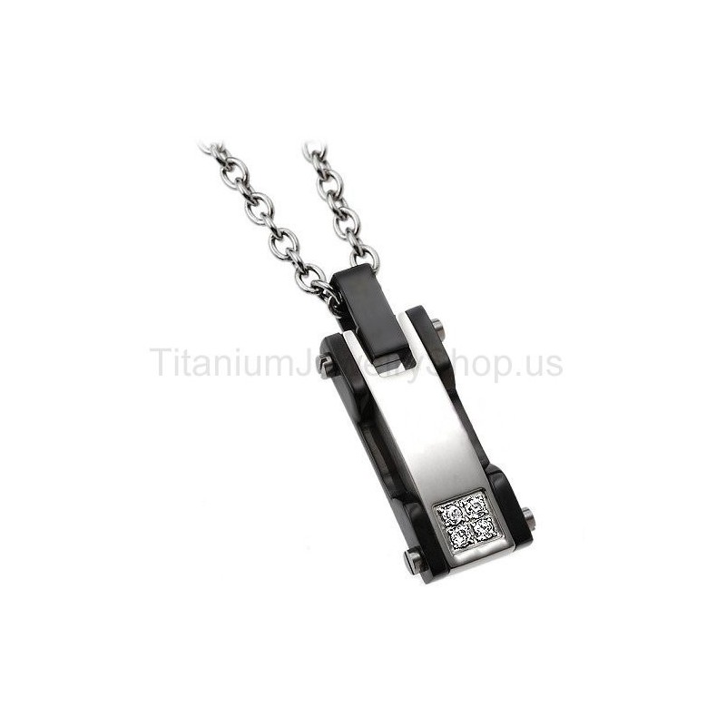 Sort Titanium Vedhæng