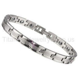 8 Tommer Dame Titanium Armbånd