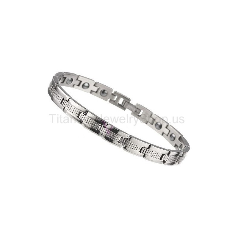 8 Tommer Dame Titanium Armbånd