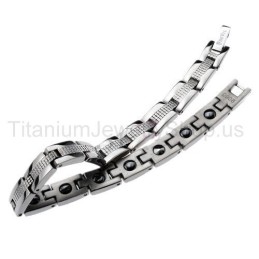 8 Tommer Dame Titanium Armbånd