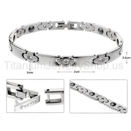 7 Tommer Dame Titanium Armbånd