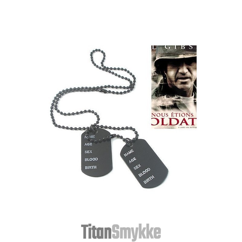 Cool Man Us Soldier Hundemærke Halskæde/Vedhæng