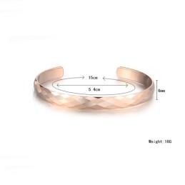 Wolfram Rosaguld Højglans Armring C895
