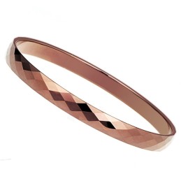 Wolfram Højglanspoleret Rosaguld Armbånd Par Armbånd C889