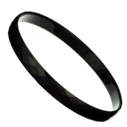 Sort Wolfram Højglans Armbånd C888