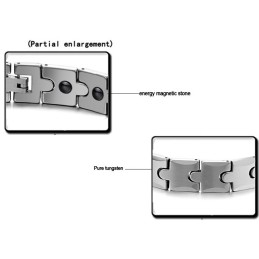 Wolfram Hvedelink Magnetisk Energi Sundhedsarmbånd C440