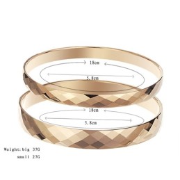 Wolfram Rosaguld Højglans Armring C892