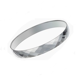 Sølv Wolfram Højglanspoleret Pararmbånd C890