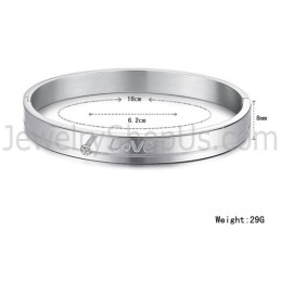Tatanium "Love" Pararmbånd Med Rhinsten C874