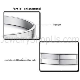 Tatanium Simple-Gitter Pararmbånd C855