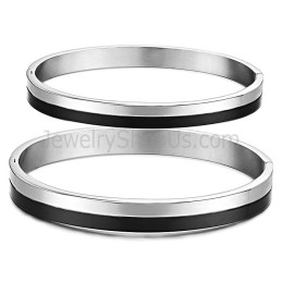 Tatanium Sorte Armbånd Med Par C822