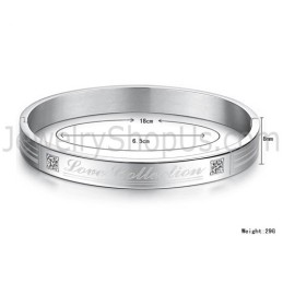 Tatanium "Love Collection" Pararmbånd Med Rhinsten C849