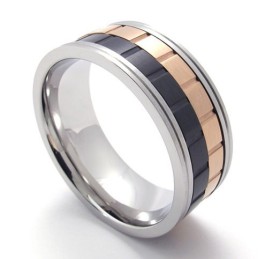 Farvet Titaniumring