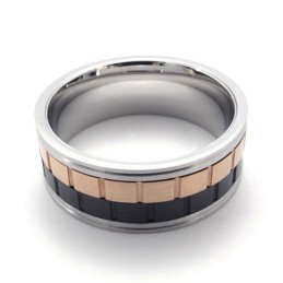 Farvet Titaniumring